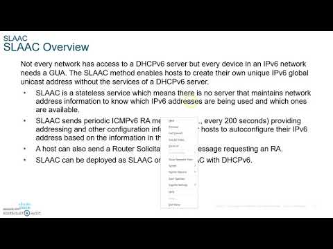 CCNA 7 SRWE Switching, Routing and Wireless Essentials- Module 8 DHCPv6 part 1