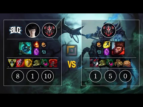 BLG ADD Hecarim vs Wukong Top - KR GrandMaster Patch 10.11