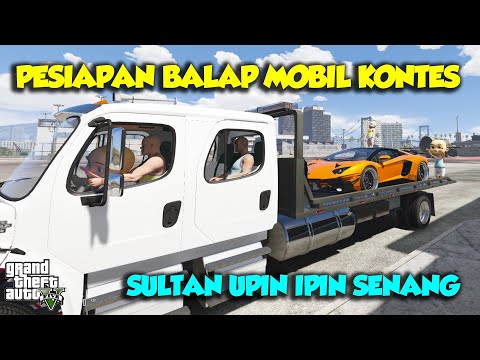 UPIN IPIN SETTING MOBIL BALAP KENCANG LAMBORGHINI AVENTADOR - GTA V SULTAN UPIN IPIN EPISODE SPESIAL