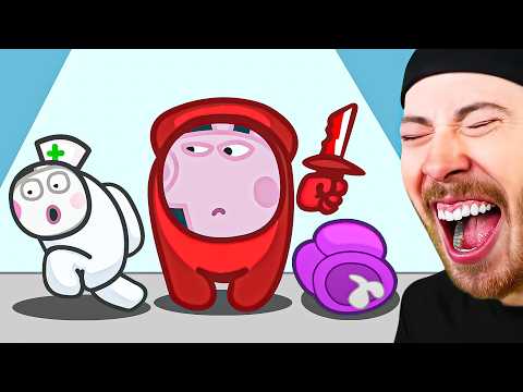 *DO NOT LAUGH* Peppa Pig Plays Among Us (FUNNY ANIMATION)