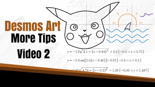 How to Create Desmos Art 2 - Curves, Waves, Ellipses - Step by Step Guide