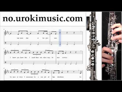 Lær å Spille Obo Justin Bieber - Sorry Melodi Trening Del#2 um-i935