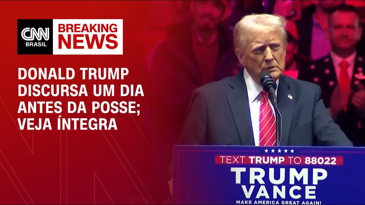 Donald Trump discursa antes da posse; Veja íntegra | CNN PRIME TIME