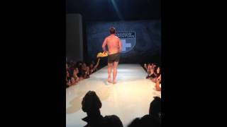 Brent Corrigan Stutting The Runway at The Ethos Project Fashion Show for Andrew Christian