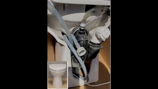 Saniflo repair SANICOMPACT 43 (Eng subs) fix blocked