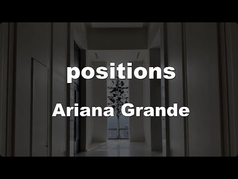 Karaoke♬ positions - Ariana Grande 【No Guide Melody】 Instrumental