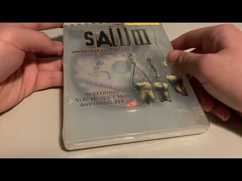 Saw III unrated edition unboxing