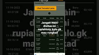 JANGAN MAIN DISITUS INI KLO GK MAU RUNGKAD #RUPIAHTOTO