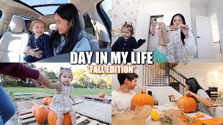 DAY IN MY LIFE | Starbucks date, pumpkin patch, fall edition