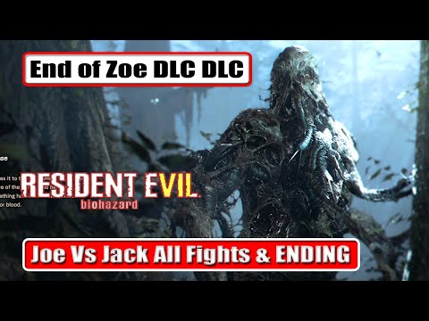 Resident Evil 7 Biohazard End of Zoe DLC | All Jack Baker Boss Battles & Ending