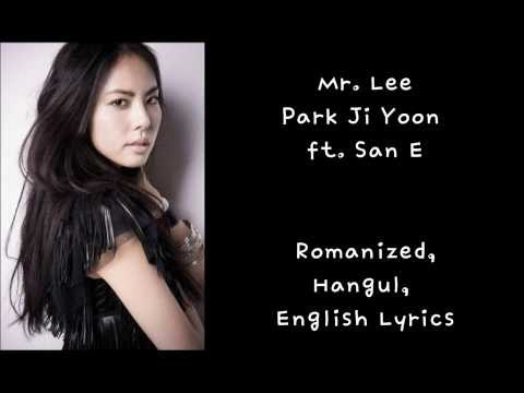 Park Ji Yoon- Mr. Lee Romanized, Hangul, English Lyrics