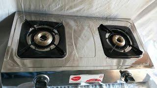 2 burner gas stove | Pigeon Jumbo Stainless Steel LPG Gas Stove In India With Price