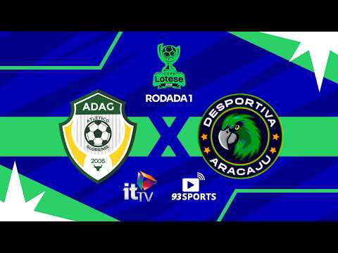 ATLÉTICO GLORIENSE X DESPORTIVA ARACAJU - COPA LOTESE - RODADA 1 #aovivo