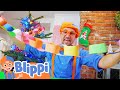 Blippi Decorates A Christmas Tree Holiday Arts Crafts For Children Educational Videos For Kids