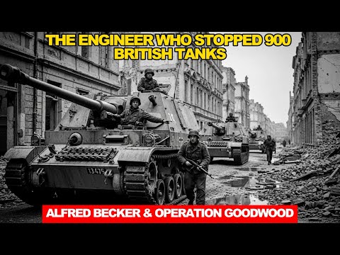 The Engineer Who Stopped 900 British Tanks | Alfred Becker & Operation Goodwood