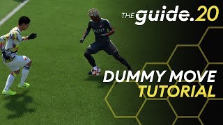 How to UNLOCK a DEFENSE with the Dummy Move in FIFA 20! Simple Skill Move Tutorial