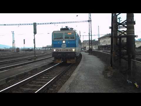 Odjezd vlaku Os 6431 (ČD 163.079 "Majda") - Ústí nad Labem západ, 21. 3. 2013