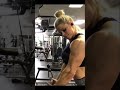 Gym Girl Arm Workout Jessica Williams IFBB Pro #femalebodybuilding #muscles #weightloss #shorts #yt