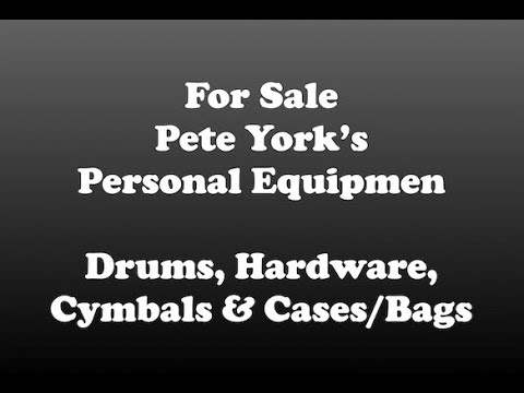 Pete York Pearl Masterworks w. Hardware, Cymbals & Cases Bild 19