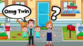 My Town Hospital - How to Got Twin Baby&#39;s ?