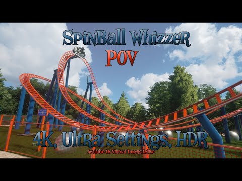 Spinball Whizzer POV | Virtual Towers Online | 4K, Ultra Settings, HDR