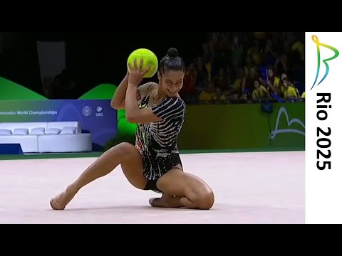 Sofia Raffaeli 🥉 Ball Apparatus Final (28.750) 2025 Rio Rhythmic Gymnastics World Championships BRA
