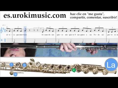 Como Tocar Flauta J. Balvin, Willy William - Mi Gente Tablatura Parte#2 um-i927