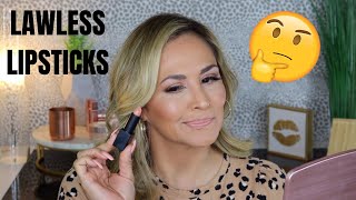 LAWLESS NUDE LIPSTICKS||TRY ON &amp; REVIEW!