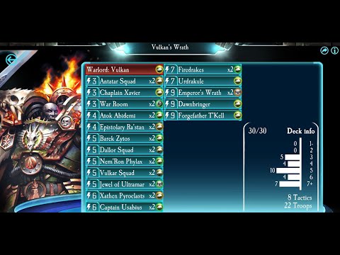 Th-MEME DECK 41: Vulkan's Wrath (Vulkan) - Horus Heresy Legions