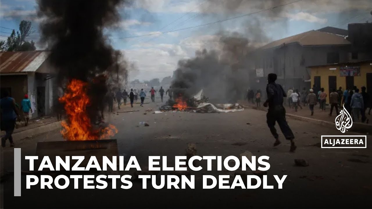 Tanzania election protests: Opposition says hundreds killed amid unrest