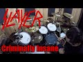 Criminally Insane - Slayer (Drum Cover) - Daniel Moscardini