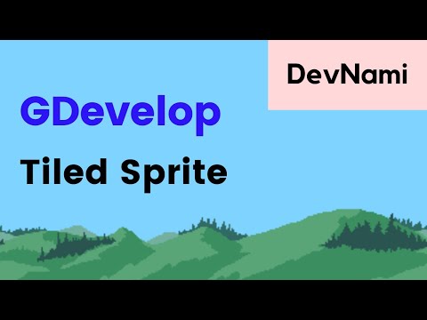 GDevelop How to Use Tiled Sprite in Game