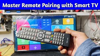 Master remote RM-L1462 pair with smart tv | Universal Remote pair with smart android tv