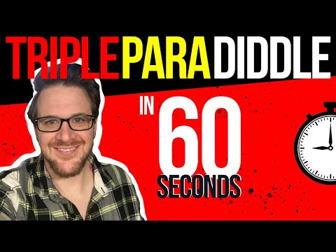 Triple Paradiddle Lesson in 1 Min.