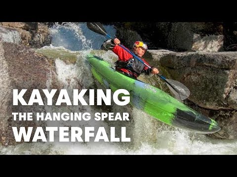 Kayaking the Hanging Spear Waterfall - Headwaters of the Hudson