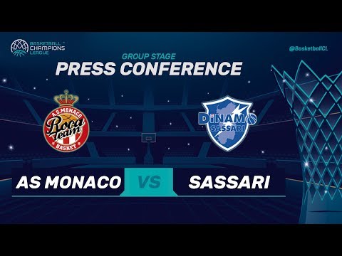 AS Monaco v Dinamo Sassari - Press Conference - Basketball Champions League