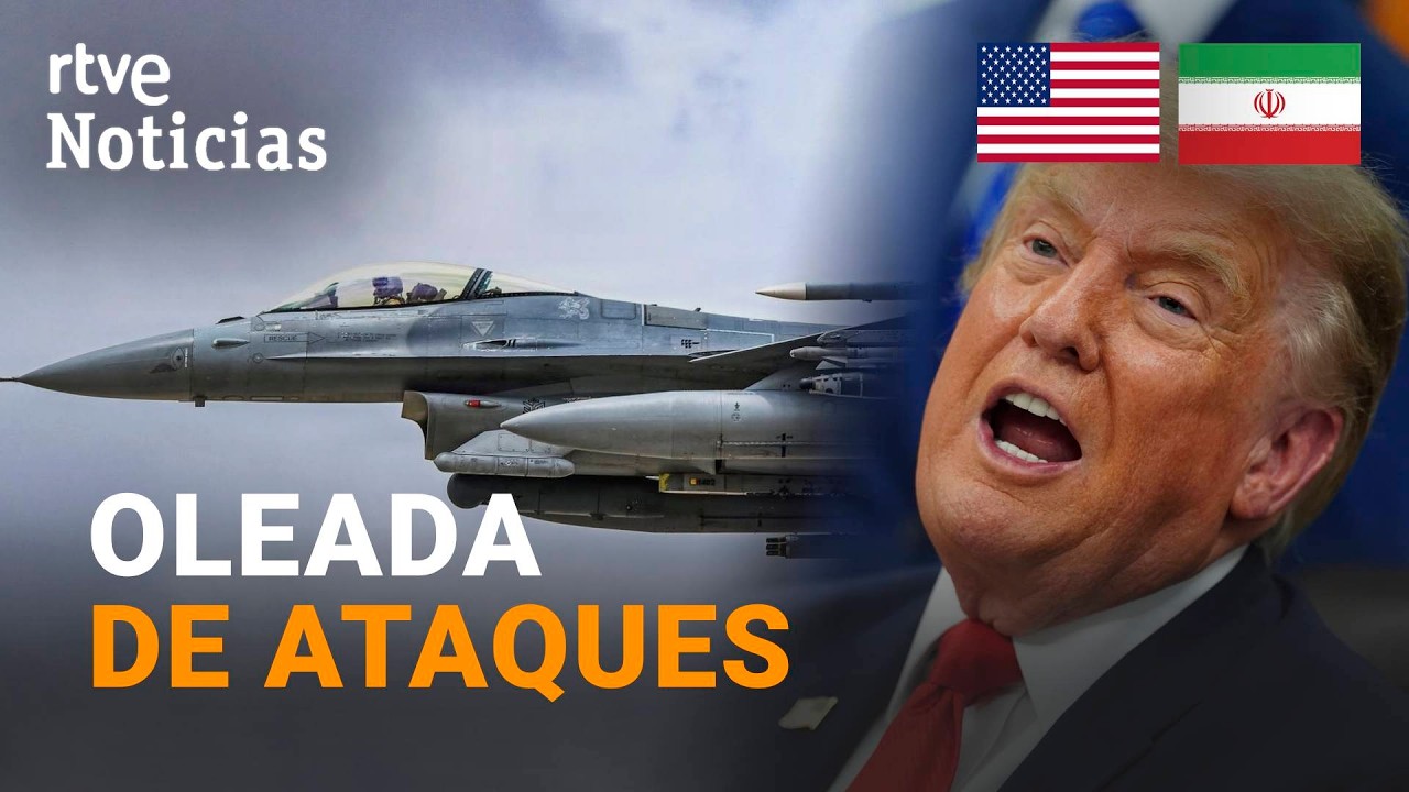Guerra EE.UU.-Irán | Washington lanza una «intensa oleada» de ataques contra Teherán | RTVE