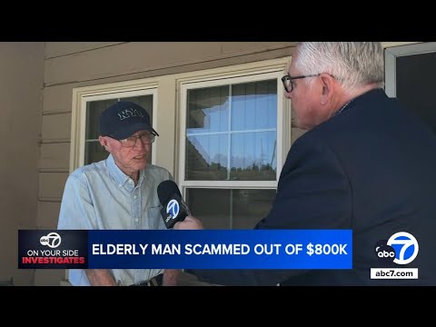 90-year-old man scammed out of more than $800,000 in savings
