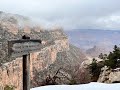 The Grand Canyon's Bright Angel Trail is Quiet and Tranquil in Winter