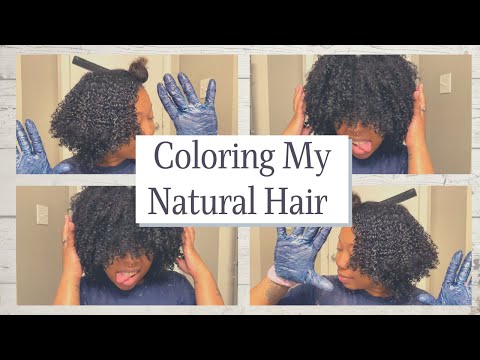 Coloring My Natural Hair with Adore Semi Permanent...