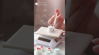 【粘土】ケーキを作ってみた🩷【ミニチュアフード】DIY Miniature polymer Clay Tutorial#shorts#ミニチュアスイーツ #cakedecorating