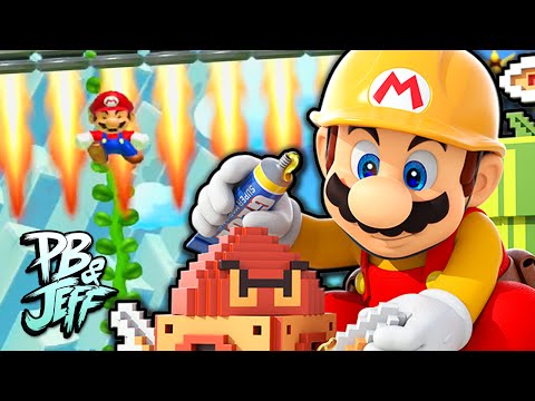 Super Mario Maker FAN LEVELS! - VINE CLIMB!