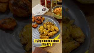 Nando’s in Africa! #southafrica #africa #nandos #chicken #food #foodreview #wings #travel #fyp