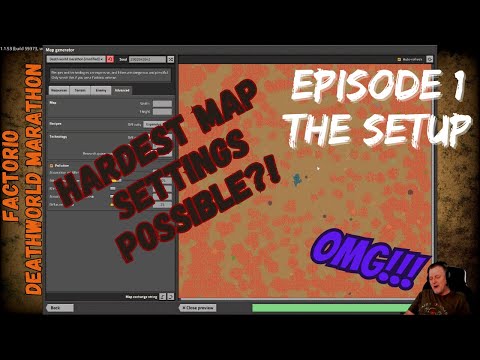 Factorio Deathworld Marathon Extreme Desert Map Ep 1.1