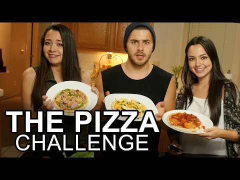 THE PIZZA CHALLENGE - Merrell Twins & Dominic DeAngelis