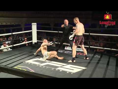 Highlights of K1 fighter Darren Anstey epic performance and touching tribute to Queens Elizabeth