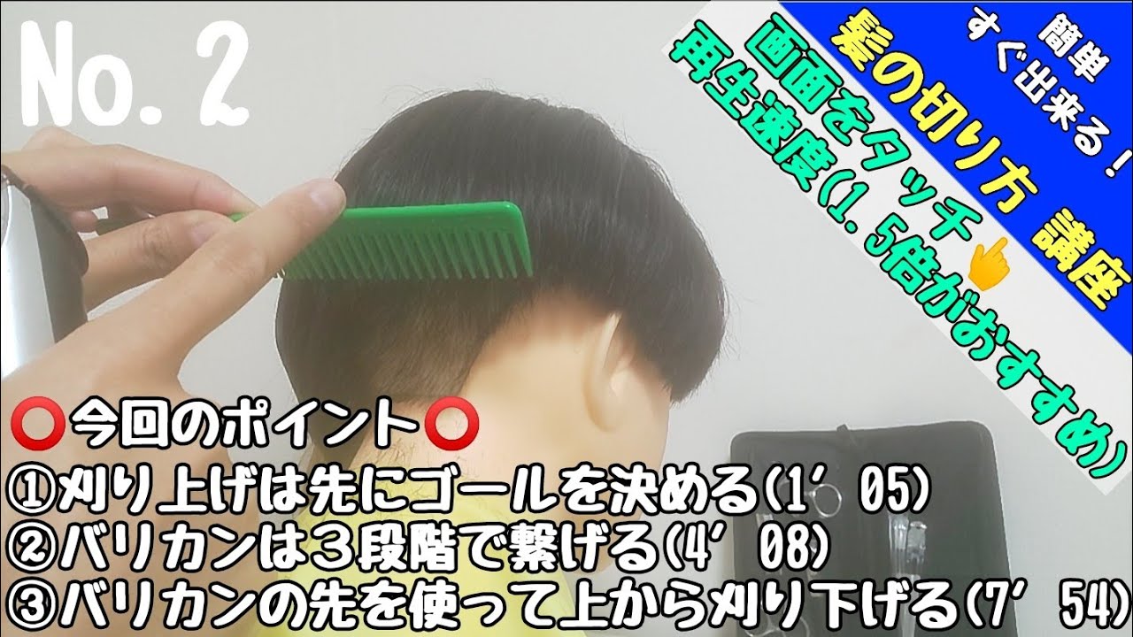 (男性・女性)使える⇨襟足をバリカンで綺麗に切る方法