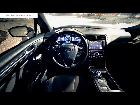 2017 Ford Fusion Sport EcoBoost 2.7L AWD POV Night Drive