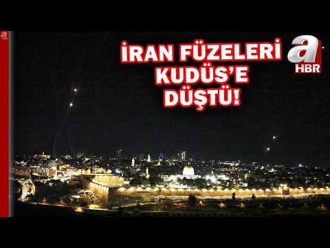 ABD-İran-İsrail savaşı tam gaz! İran füzeleri Kudüs'e düştü! | A Haber