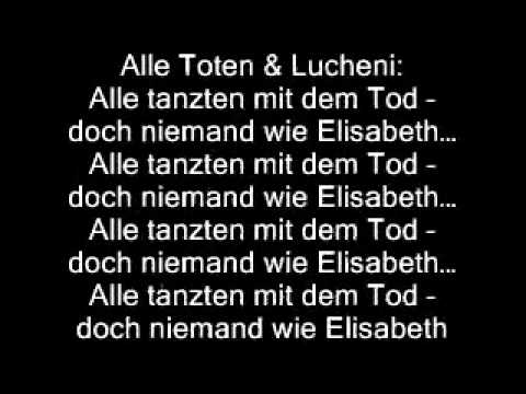 Alle Tanzten Mit Dem Tod- Elisabeth Das Musical (lyrics)